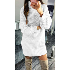 Knit Turtleneck Chunky Soft Sweater