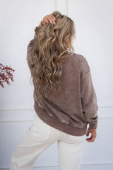 Finland Acid Wash Oversized Pullover