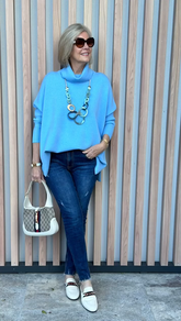 Feeling So Chipper Cowl Neck Sweater Pullover