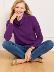 TALBOTS Relaxed Turtleneck Pullover