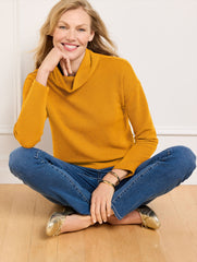 TALBOTS Relaxed Turtleneck Pullover