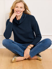TALBOTS Relaxed Turtleneck Pullover