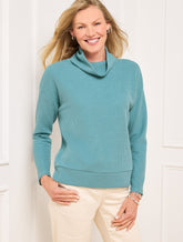 TALBOTS Relaxed Turtleneck Pullover