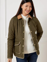 TALBOTS Quilted Barn Jacket