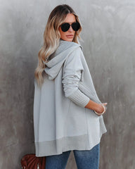 Oversized Pullover Sweatshirt with Pockets—Buy 2 Free Shipping