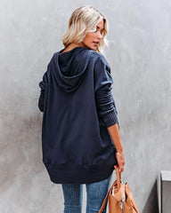 Oversized Pullover Sweatshirt with Pockets—Buy 2 Free Shipping