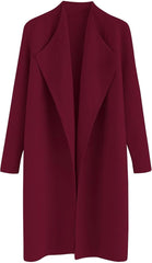 Women's Classy Open Front Knit Coat Cardigan