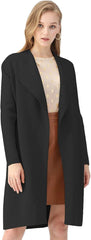 Women's Classy Open Front Knit Coat Cardigan