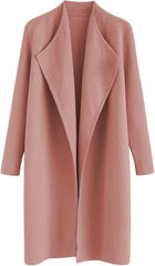 Women's Classy Open Front Knit Coat Cardigan