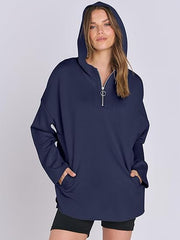 2024 Fall Women's Oversized Tunic Pullover