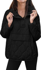 Women's Puffer Pullover Quilted Lightweight Jacket