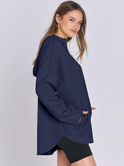 2024 Fall Women's Oversized Tunic Pullover
