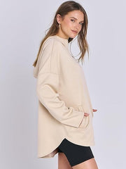 2024 Fall Women's Oversized Tunic Pullover
