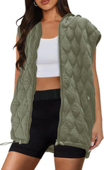Womens Oversized Puffer Vest-Buy 2 Free Shipping
