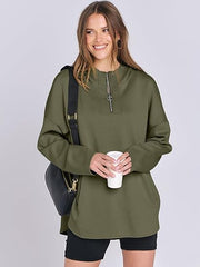 2024 Fall Women's Oversized Tunic Pullover