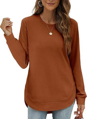 Women's Crewneck Long Sleeve Shirts