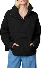 Women's Puffer Pullover Quilted Lightweight Jacket