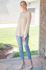 Women's Crewneck Long Sleeve Shirts