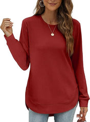 Women's Crewneck Long Sleeve Shirts