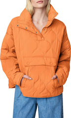 Women's Puffer Pullover Quilted Lightweight Jacket
