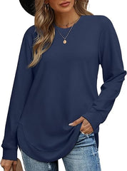 Women's Crewneck Long Sleeve Shirts