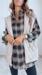 Womens Oversized Puffer Vest-Buy 2 Free Shipping