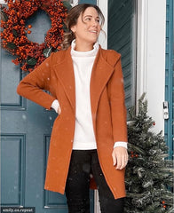 Women's Classy Open Front Knit Coat Cardigan
