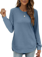 Women's Crewneck Long Sleeve Shirts