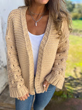 Autumn casual knitted cardigan coat