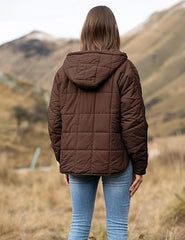 Women's Quilted Lightweight Hooded Puffer Jacket
