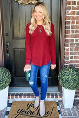 Women's Crewneck Long Sleeve Shirts