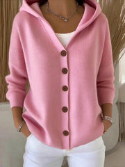 š„Women Cotton Plain Long Sleeve Comfy Casual Cardigan