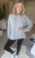 Women's Waffle Hoodie Sweatshirt with Pockets