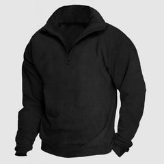 Men's Casual Loose Zipper Suede Pullover Shirt ( NEW )
