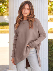 2023 Casual Batwing Sleeve Crewneck Knit Pullover Sweater