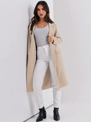 Women Oversized Open Front Coat Outwear