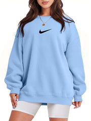 Women's Crew Neck Oversized Sweatshirt (Buy 2 Free Shipping)