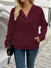 2024 Amazon Cross-Border New Knitted Jacquard Long-Sleeved Loose Sweatshirt In Large Quantities