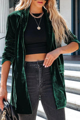 Don't Think Twice Velvet Cardigan Coat