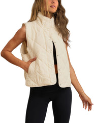 Womens Puffer Quilted Vest
