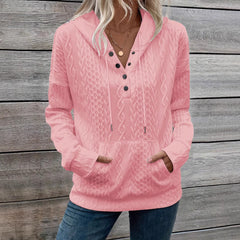 2024 Amazon Cross-Border New Knitted Jacquard Long-Sleeved Loose Sweatshirt In Large Quantities