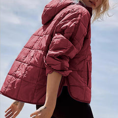 Women's Quilted Lightweight Hooded Puffer Jacket