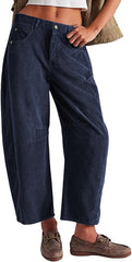 Women's Corduroy Elastic Waist Pants -BUY 2 FREE SHIPPING