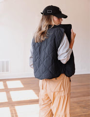 Womens Puffer Quilted Vest