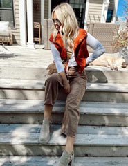 Womens Puffer Quilted Vest