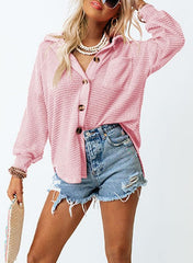 Women's Casual Waffle Knit Shacket (Buy 2 Free Shipping)