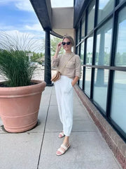 Fall Knit Top Sweater Set