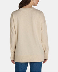 Women's High Low Hem Side Slit Pullover Sweatshirt (Buy 2 Free Shipping)