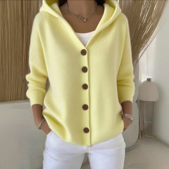 š„Women Cotton Plain Long Sleeve Comfy Casual Cardigan