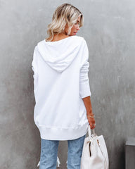 Oversized Pullover Sweatshirt with Pockets—Buy 2 Free Shipping